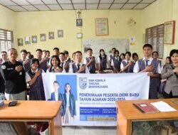 Polres Nias Sosialisasikan Penerimaan Peserta Didik Baru SMA Taruna Kemala Bhayangkara Tahun Ajaran 2025/2026