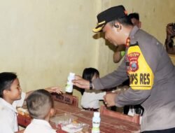 Kapolres Nias Bersama Tim Pemkab Dan TNI/POLRI Kunjungi SD Negeri 078481 ULUNA’AI HILIGODU, Nias