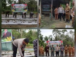 Polres Nias Selatan Bersama Forkopimdq Gelar Penanaman Jagung Serentak 1 Juta Hektar, Wujudkan Swasembada Pangan Tahun 2025