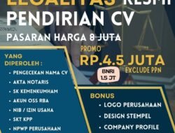 Khusus Batam, Kepri : Jasa Pengurusan Dokumen, CV, PT dan Lainnya, Dijamin Resmi