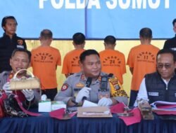 Polres Nias Selatan Gelar Konferensi Pers Terkait Kasus Pembunuhan, Pencurian dengan Pemberatan dan KDRT