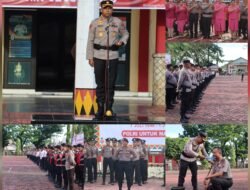 45 Personil Polres Nias Mendapat Kenaikan Pangkat